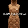 Kvinnors ytterkläder Vest Designer Fashion Autumnwinter Jacket Lång varm blixtlås Luxury Brand Casual Ytterkläder