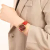 Zegarwatki Reef Tiger/RT Top Ladies Oglądaj Rose Gold Red Automatyczne zegarki modowe miłośnik Prezent Relogio Feminino RGA1580
