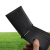 Classic Black Genuine Leather Bifold Male Purse Billfold Wallet Money Clip Men Clamp for Money Case Luxury Credit Card Holder Pouc3974893