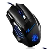Ratos Imice X7 Professional Wired Gaming Mouse 7 Botão 5500 Dpi Led Óptico Usb Computador Gamer Drop Delivery Computadores Networking Keyb Dhote