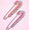 Stift broscher rhinestones säkerhet stift båge stor brosch för kvinnor klär tröja guldplätering kristaller eleganta smycken droppleverans dh8nt