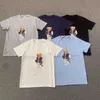 Nuevos modelos europeos y americanos Polos camiseta con oso Venta al por mayor de alta calidad 100% algodón camiseta con oso camisetas de manga corta EE. UU. # 14