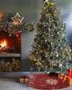 Dekoracje świąteczne Posining Pine Liście liści drzewa świąteczne na zapasy domowe spódnice okładka podstawowa