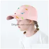 Bollmössor Ins Casual Cartoon Print Justerbar Childrens Baseball Cap Four Seasons Baby Hat Drop Delivery Fashion Accessories Hatts Scar Dhfdu