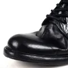 Мужские ботильоны из натуральной кожи, мужские повседневные кроссовки на шнуровке, нескользящие мужские водонепроницаемые ботинки