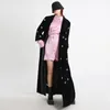 Women's Trench Coats Velvet Coat 2023 Autumn Winter Women Elegant Thick Notched Long Sleeve Maxi Jackets Button Y2k