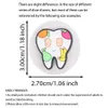 الجملة 100pcs PVC Dental Health Teath Kids حديقة السحر حذاء أحب ديكورات طبيب الأسنان الخاص بي لزر السد هدية العطلة