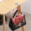 Creative Portable Metal Foldable Bag Purse Hook Handbag Hanger Holder Shell Folding Table 10 Colors Hooks & Rails298e