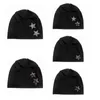 Cappelli larghi secchio mikumn harajuku paillettes gotici stella berretti neri per donne ragazze punk rock hip hop streetwear casual tappi 230915