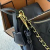 Luxurys Designers Bags sacs à main de haute qualité Black Hobo Purse Nylon Chain Lady Handsbag Crossbody Bodal Bolder Wholesale Totes Fashion Clutch Sac d'embrayage