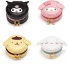 Kawaii Melody Cinnamo roll PU Oortelefoon Vleermuis Meisje Leuke Zachte Accessoires Opbergzakken 10*10*5cm