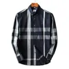 Heren Casual Shirts Herfst Lange Mouw Grote Maat Formeel Overhemd Geruite Kraag Button Up ShirtMen's #35290v