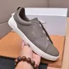 Scarpe casual di design di lusso Piattaforma di moda per esterni in pelle Sneakers basse da donna per uomo Nero Bianco Grigio Rosso Verde Scarpe da ginnastica Zegna da uomo