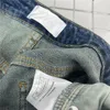 Jeans de créateur femmes pantalons en Denim conception lettre latérale pantalon droit taille haute mode Jean pantalon Streetwear2613