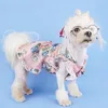 Köpek Giyim Pet Outfit Güzel yumuşak uçan kollar yaz küçük köpek yavrusu kedi sundress açık giyim elbisesi