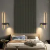 Wall Lamp LED Bedside Adjustable Swing Spotlight Turn On/off Switch Light Decora Sofa Background Living Room Reading Sconce