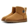 gratis verzending designer tazz Baotou laarzen slipper uggliess korte en lange strik kant Nieuwe kleur bruin zwart roze grijs winter hot mannen vrouwen outdoor sneeuwschoenen 35-45