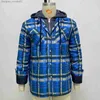 Parka in piumino da donna Giacche da donna Cappotto da uomo Camicia a quadri trapuntata foderata con bottoni Aggiungi velluto per tenere al caldo Giacca con cappuccio Capispalla invernale ropa hombre 230807 L230915