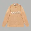 2023 Herfst/Winter Nieuwe Craft Jacquard Letter Log Mode Vest met lange mouwen Unisex Trui met capuchon Zwaar werk Fleece Top Unisex Hoodie H133