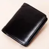 Genuine leather mens designer wallets Rfid-protected Great quality male short style cowhide zero card purses multi-function clutchs no480