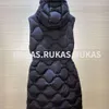 Kvinnors ytterkläder Vest Designer Fashion Autumnwinter Jacket Lång varm blixtlås Luxury Brand Casual Ytterkläder