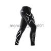 Męskie dżinsy 2xu marki MARK Compression Rajstopy Spodnie sportowe Szybkie suche legginsy fitness dla mężczyzn prowadzących j230915