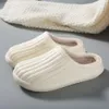 Slippers EVA Autumn And Winter Outer Wear Plush Warm Waterproof Thick Sole Non-slip Cotton Indoor Couples Tow