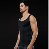 Men's Body Shapers Mens Slimming Shaping Tshirt Slim Shaper White Vest Waist TrainersT-shirt Tummy Trimmer Shapewear Hombre T220K