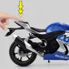 Diecast Model Car 112 GSXR1000R L7 Alloy Die Cast Motorcycle Model Toy Car Collection Autobike Shorkabsorber Off Road Autocycle Toy Gift 230915