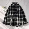 春の長袖レッドブラックシャツのメンスリムフィットコットンカジュアルシャツ衣料ファッションブランドM-3XLメンズ267p