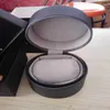 sell Top quality New Luxury round leather Boxes Tag he-uer gray Gift Box Men's Watch Boxes284J
