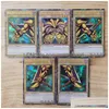 Yu-Gi-Oh 72 Different English Cards Pterodactyl Tianlong Flash Card Childrens Toy Gift Collection Christmas G220311 Drop Delivery Dhnag