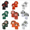 Camisetas de fútbol americano universitario Miami Hurricanes 12 jacory harris 15 Brad Kaaya 52 Ray Lewis 20 Ed Reed 4 Colbie Young 2 Donald Chaney Jr. 7 Xavier Restrepo 3 Jacolby George S-4XL