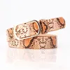 Belts 2023 Fashion Designer Leather Belt Woman Leopard Snake Print Waist For Women Female Cinto Feminino