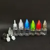 クリスタル蓋付きカラフルなプラスチックドロッパーオイルボトル3ml 5ml 10ml 15ml 20ml 30ml 50ml 100ml Pet Plastic Needle Squeezable Bottle for V rjgq