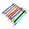 Hundhalsar Leases Seatbelt Harness Leash Nylon Seat Belt Pet Dogs bilbälten Valp Travel Clip Supplies 10 Färger Partihandel DH8996 DR DHGBL