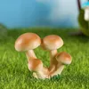 Decorazioni da giardino 1 pz Fungo Resina Room Decor Fata Decorazione Casa Miniatura Micro Paesaggio Casa delle bambole Muschio Terrario Figurine Artigianato