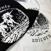 Men's Hoodies Sweatshirts Unicorn Men's and Women's Hoodie 1 1 High Quality Hooded Black and White Puller T230915