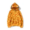 Tasarımcı maymunları kapüşonlu köpekbalığı hoodies fermuar sweatshirt moda tam fermuarlı hoodie çılgın yüz ceket sıcak ceketler büyük abc felpa camo sudadera 241