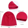 Beanie / Skull Caps Beanie Chapéu de Algodão para Mulheres Homem Outono Inverno Elástico Casual Cor Sólida Slouchy Chemo Cap 230914