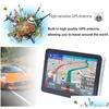 Car Gps Accessories Hd 7 Inch Navigation Mtilingual Truck Sat Navigator Bluetooth Avin Fm Ddr256Mb 8Gb Mti-Country Maps Drop Delivery Dhbbu