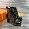 Designer dameslaarzen pantoffels glad plat platform mode kleur sandalen rubberen zool verhoogde luxe hoge hak laarzen