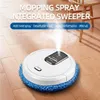 Esfregões 1500 mAh Esfregar com máquina pulverizadora Smart Home Floor Varrendo Robô limpador de vapor elétrico automático 220927284p