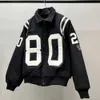 2023 Autunno/Inverno American Stuxi Vintage Fashion Brand Cotton Clip 80 Label Baseball Jersey Jacket Coat unisex