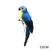 Garden Decorations Foam Feather Parrot Imitation Bird Model Creative Miniature 25/35cm Lawn Figurine Ornament Home Decoration