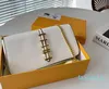 Kopplingspåsar Metallbrev Små kedjehandväskor Purses Luxury Crossbody Shoulder Bag Fantastisk kvalitet med låda
