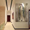 Dipinti Arte religiosa Decorazione Immagine Signora di Guadalupe Arte della parete Pittura su tela La Vergine di Guadalupe Poster Arte cattolica Arredamento camera da letto 230914