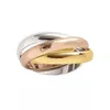 Mode 3 in 1 Designer Ring Hoge kwaliteit 316L roestvrijstalen ringen Sieraden voor mannen en vrouwen267M