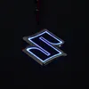 Style de voiture 8 05 cm 8 cm blanc bleu rouge 5D arrière Badge ampoule emblème Logo lumière LED autocollant lampe pour Suzuki Zuki Alto Jimny Swift338Q