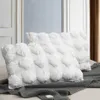 Peter Khanun 48 74cm Luxury 3D Style Rectangle White Goose Feather Down Down-Profof 100％Cottone Bedding Pillow 063 210831259H